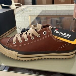 Brown Converse shoes